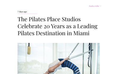 Miami Living Magazine Highlights The Pilates Place Studios